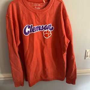 Pressbox Clemson Orange Crewneck